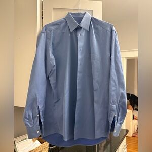 Zegna Blue Dress Shirt